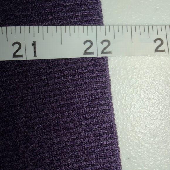 Brooks Brothers Silk and Cashmere Womens Size Small Dark Purple Cardigan - Picture 7 of 7